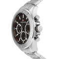  Shop Authentic Tommy Hilfiger Hudson Chronograph Quartz Brown Dial Silver Steel Strap Watch For Men - 1791229 - Luxxuri