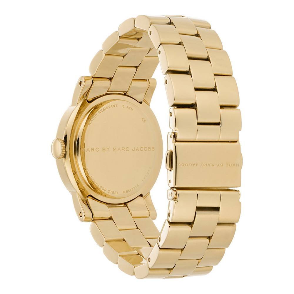  Shop Authentic Marc Jacobs Amy Dexter Gold Dial Gold Steel Strap Watch for Women - MBM3215 - Luxxuri