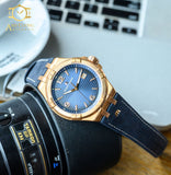  Shop Authentic Maurice Lacroix Aikon Date Limited Edition Blue Dial Blue Leather Strap Watch For Men - AI1028-BRZ01-420-1 - Luxxuri