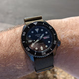  Shop Authentic Seiko 5 Sport Automatic Black Dial Green Nylon Strap Watch For Men - SRPD65K4 - Luxxuri