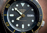  Shop Authentic Seiko 5 Sports Automatic Special Creation Black Dial Two Tone Steel Strap Watch For Men - SRPK22 - Luxxuri
