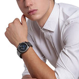  Shop Authentic Fossil Machine Chronograph Brown Dial Grey Steel Strap Watch for Men - FS4931 - Luxxuri