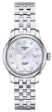  Shop Authentic Tissot Le Locle Automatic Diamonds Mother of Pearl Dial Silver Steel Strap Watch For Women - T006.207.11.116.00 - Luxxuri