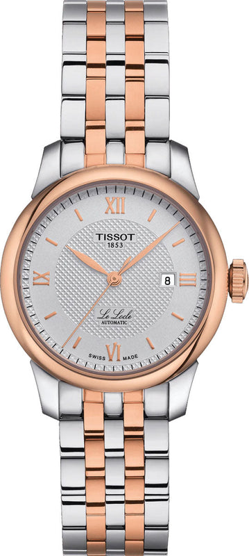  Shop Authentic Tissot T Classic Le Locle Automatic Silver Dial Two Tone Steel Strap Watch For Women - T006.207.22.038.00 - Luxxuri