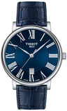 Shop Authentic Tissot Carson Premium Blue Dial Blue Leather Strap Watch For Men - T122.410.16.043.00 - Luxxuri