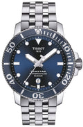  Shop Authentic Tissot T Sport Seastar 1000 Powermatic Silicium Blue Dial Silver Steel Strap Watch For Men - T120.407.11.041.01 - Luxxuri
