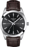  Shop Authentic Tissot Gentlemen Black Dial Brown Leather Strap Watch for Men - T127.410.16.051.01 - Luxxuri