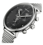  Shop Authentic Calvin Klein High Noon Chronograph Black Dial Silver Mesh Bracelet Watch for Men - K8M27121 - Luxxuri