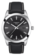  Shop Authentic Tissot Gentleman Black Dial Black Leather Strap Watch For Men - T127.410.16.051.00 - Luxxuri