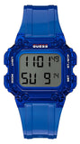 Shop Authentic Guess Stealth Blue Dial Blue Rubber Strap Watch for Men - GW0270G3 - Luxxuri