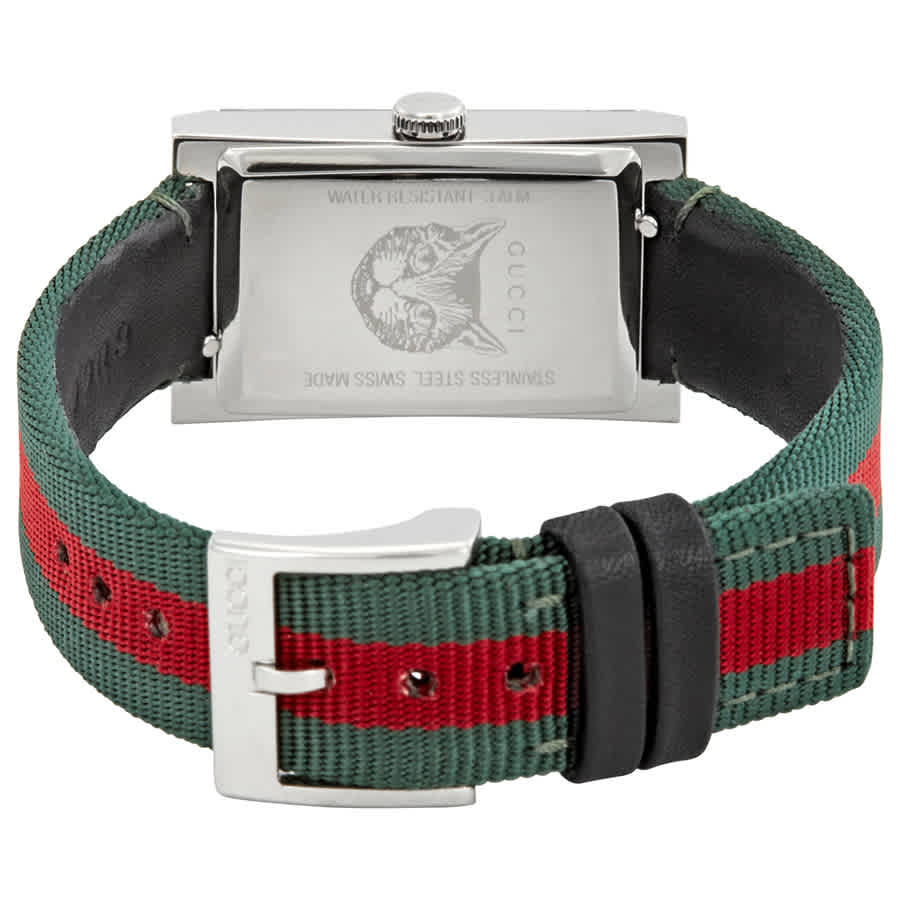  Shop Authentic Gucci G-Frame Mother of Pearl Dial Two Tone Nylon Strap Watch For Women - YA147404 - Luxxuri
