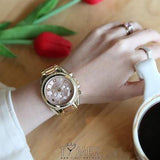  Shop Authentic Michael Kors Blair Chronograph Rose Gold Dial Two Tone Steel Strap Watch for Women - MK6316 - Luxxuri