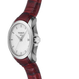  Shop Authentic Tissot Couturier White Dial Red Leather Watch For Women - T035.210.16.011.01 - Luxxuri