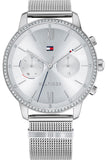  Shop Authentic Tommy Hilfiger Blake Diamonds Silver Dial Silver Mesh Bracelet Watch for Women - 1782301 - Luxxuri