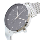  Shop Authentic Armani Exchange Cayde Chronograph Black Dial Silver Mesh Strap Watch For Men - AX2714 - Luxxuri