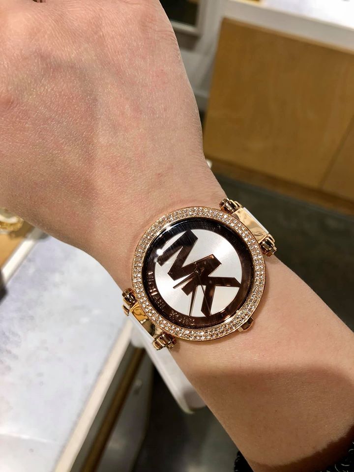  Shop Authentic Michael Kors Parker White Dial Two Tone Steel Strap Watch for Women - MK6365 - Luxxuri