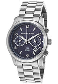  Shop Authentic Michael Kors Hunger Stop 100 Series Navy Blue Dial Silver Steel Strap Watch for Women - MK5814 - Luxxuri
