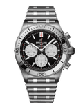  Shop Authentic Breitling Chronomat B01 42mm Black Dial Silver Steel Strap Watch for Men - AB0134101B1A1 - Luxxuri