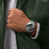 Shop Authentic Breitling Chronomat B01 42mm Blue Dial Silver Steel Strap Watch for Men - AB0134101C1A1 - Luxxuri