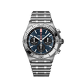  Shop Authentic Breitling Chronomat B01 42mm Blue Dial Silver Steel Strap Watch for Men - AB0134101C1A1 - Luxxuri