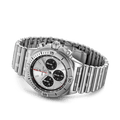  Shop Authentic Breitling Chronomat B01 42mm Silver Dial Silver Steel Strap Watch for Men - AB0134101G1A1 - Luxxuri
