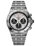  Shop Authentic Breitling Chronomat B01 42mm Silver Dial Silver Steel Strap Watch for Men - AB0134101G1A1 - Luxxuri