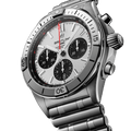  Shop Authentic Breitling Chronomat B01 42mm Silver Dial Silver Steel Strap Watch for Men - AB0134101G1A1 - Luxxuri