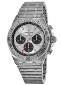  Shop Authentic Breitling Chronomat B01 42mm Silver Dial Silver Steel Strap Watch for Men - AB0134101G1A1 - Luxxuri