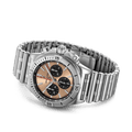  Shop Authentic Breitling Chronomat B01 42 Brown Dial Silver Steel Strap Watch for Men - AB0134101K1A1 - Luxxuri