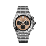  Shop Authentic Breitling Chronomat B01 42 Brown Dial Silver Steel Strap Watch for Men - AB0134101K1A1 - Luxxuri
