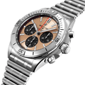  Shop Authentic Breitling Chronomat B01 42 Brown Dial Silver Steel Strap Watch for Men - AB0134101K1A1 - Luxxuri