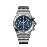  Shop Authentic Breitling Chronomat B01 42 Frecce Tricolori Blue Dial Silver Steel Strap Watch for Men - AB01344A1C1A1 - Luxxuri