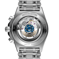 Breitling Chronomat B01 42 Six Nations Scotland Blue Dial Silver Steel Strap Watch for Men - AB0134A51C1A1
