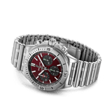  Shop Authentic Breitling Chronomat B01 42 Six Nations Wales Red Dial Silver Steel Strap Watch for Men - AB0134A61K1A1 - Luxxuri