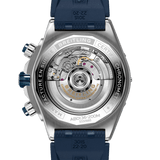  Shop Authentic Breitling Super Chronomat B01 44 Blue Dial Blue Rubber Strap Watch for Men - AB0136161C1S1 - Luxxuri