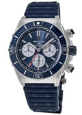  Shop Authentic Breitling Super Chronomat B01 44 Blue Dial Blue Rubber Strap Watch for Men - AB0136161C1S1 - Luxxuri