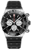  Shop Authentic Breitling Super Chronomat B01 44 Black Dial Black Rubber Strap Watch for Men - AB0136251B1S1 - Luxxuri