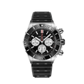  Shop Authentic Breitling Super Chronomat B01 44 Black Dial Black Rubber Strap Watch for Men - AB0136251B1S1 - Luxxuri