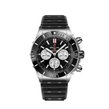  Shop Authentic Breitling Super Chronomat B01 44 Black Dial Black Rubber Strap Watch for Men - AB0136251B1S1 - Luxxuri