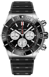  Shop Authentic Breitling Super Chronomat B01 44 Black Dial Black Rubber Strap Watch for Men - AB0136251B1S1 - Luxxuri