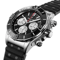  Shop Authentic Breitling Super Chronomat B01 44 Black Dial Black Rubber Strap Watch for Men - AB0136251B1S1 - Luxxuri