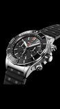  Shop Authentic Breitling Super Chronomat B01 44 Black Dial Black Rubber Strap Watch for Men - AB0136251B2S1 - Luxxuri