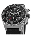  Shop Authentic Breitling Super Chronomat B01 44 Black Dial Black Rubber Strap Watch for Men - AB0136251B2S1 - Luxxuri