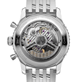 Breitling Navitimer B01 Chronograph 43 Black Dial Silver Steel Strap Watch for Men - AB0138211B1A1