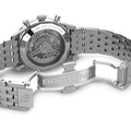 Breitling Navitimer B01 Chronograph 43 Black Dial Silver Steel Strap Watch for Men - AB0138211B1A1