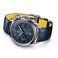 Breitling Premier B01 Chronograph 42 Blue Dial Blue Leather Strap Watch for Men - AB0145171C1P2