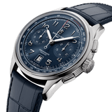  Shop Authentic Breitling Premier B01 Chronograph 42 Blue Dial Blue Leather Strap Watch for Men - AB0145171C1P2 - Luxxuri