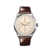  Shop Authentic Breitling Premier B01 Chronograph 42 White Dial Brown Leather Strap Watch for Men - AB0145211G1P1 - Luxxuri