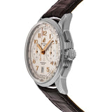  Shop Authentic Breitling Premier B01 Chronograph 42 White Dial Brown Leather Strap Watch for Men - AB0145211G1P1 - Luxxuri