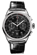  Shop Authentic Breitling Premier B01 Chronograph 42 Black Dial Black Leather Strap Watch for Men - AB0145221B1P1 - Luxxuri